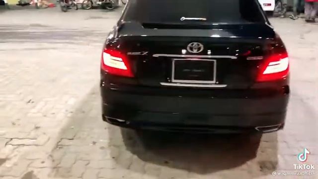 Toyota Mark X full modified car video 2.5 in black colour смотреть онлайн