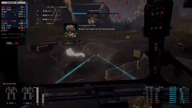 Mech Warrior 5 Benchmark - Ryzen 3 3100 | GTX 1650 | 8GB RAM смотреть онлайн