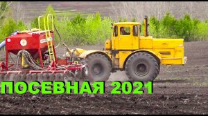 Посевная 2021.  К-701 и агрокомплекс Агратор на посеве яровой пшеницы.