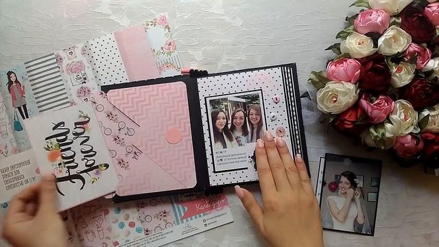 Скрапбукинг. Альбом для девушки. Арт Узор #на_шпильках. смотреть онлайн