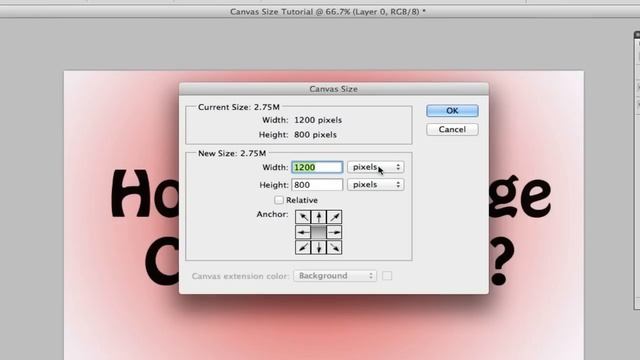 Photoshop Tips - How To Change Your Canvas Size In Photoshop смотреть онлайн