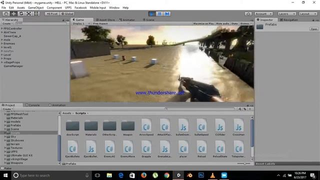 my game in unity (shootout : the last chance) смотреть онлайн