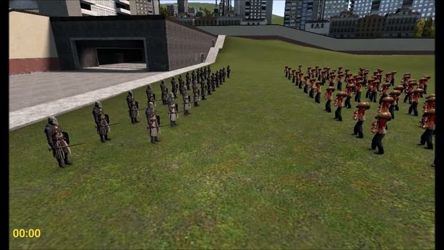 Medieval Knights VS Zombies Epic War Living VS Dead Garry's Mod смотреть онлайн