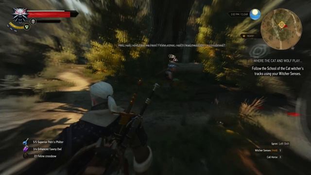Witcher 3 - Gaetan Reacts to Geralt's Feline Armor - Where Wolf and Cat Play DLC смотреть онлайн