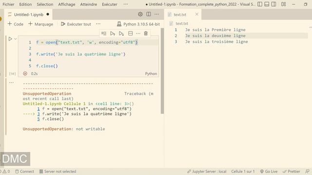 Les Fichiers - Apprendre Python de A à Z смотреть онлайн