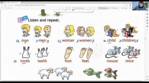 ГДЗ Spotlight 3 класс (английский) стр.  8 (76) упр. 1,2,3 (cущ., мн. ч., исключения a man - men...