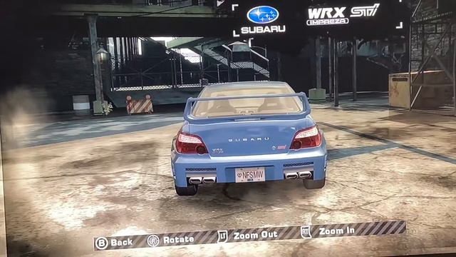 Need For Speed Most Wanted Subaru Impreza WRX STI