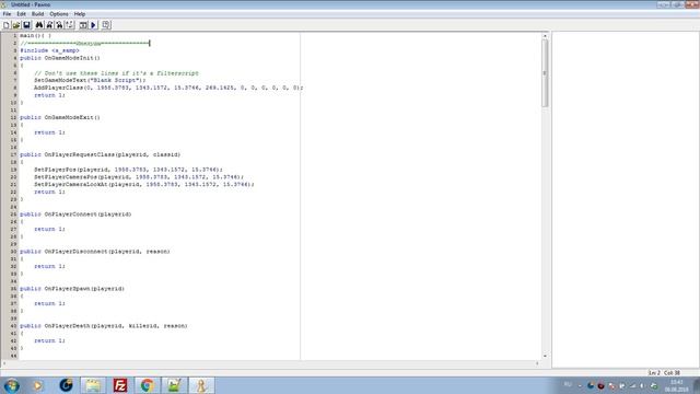 Pawno|| [003] || Структура Pawno. Подготавливаемся к написанию мода с нуля