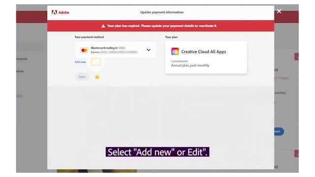 How to fix a failed or missed payment for your Adobe subscription смотреть онлайн
