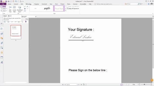 How to Add a Signature to a PDF Document in Foxit PhantomPDF смотреть онлайн