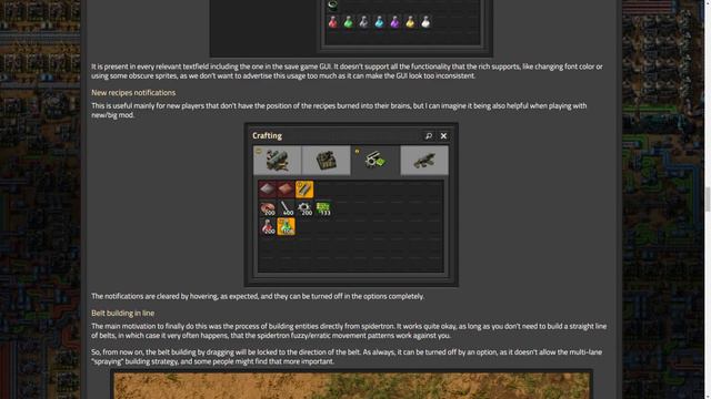 FFF #363 (1.1 Soon, Alert Arrows, Belt Building In Line & More) - Factorio Friday Facts Discussion