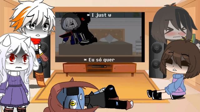 Undertale reacciona Chans (Chara x sans) ❤? (????) (un video extra) смотреть онлайн