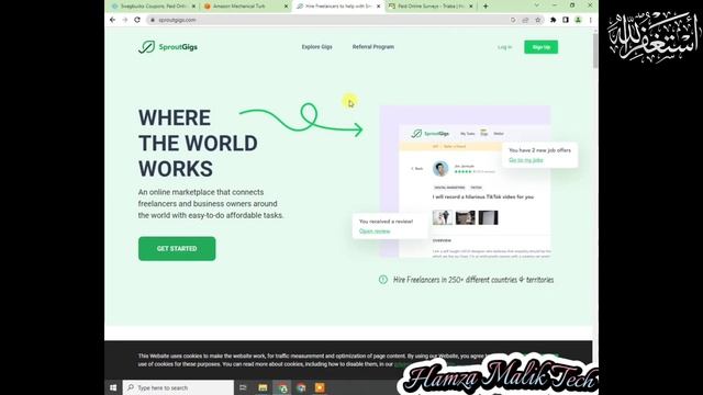 Without Investment 4 Earning Websites From Mobile | Earn Money Online | 4 Sites | Hamza Malik Tech смотреть онлайн