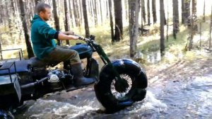 Болотоход, трицикл. Осение покатушки за ягодой.