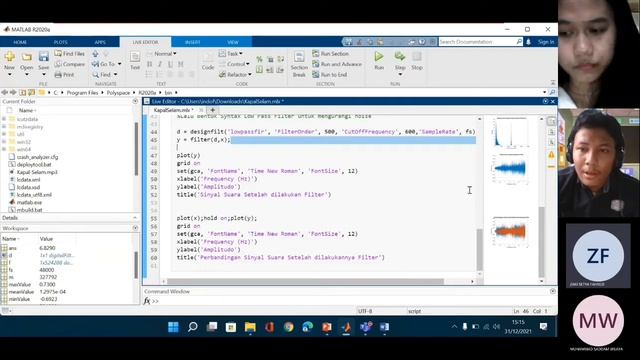 Filter Noise Untuk Mendeteksi Sinyal Suara Sonar Kapal Selam Menggunakan Metode FFT Berbasis MATLAB смотреть онлайн