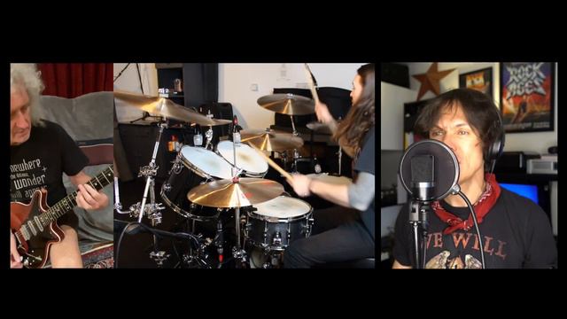 We Are The Champions with Brian May - isolation jam - MiG Ayesa смотреть онлайн