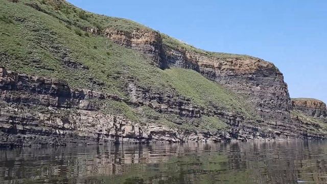 Енисей, гора Тепсей со стороны тубинского залива. смотреть онлайн