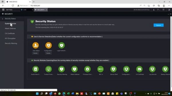 How to solve the "Download Certificate" on the Dahua web interface for Microsoft Edge web browser