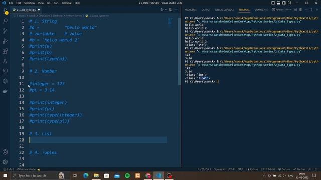 Data Types in Python || Learn Python Programming From Scratch || Part #3 смотреть онлайн