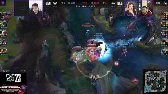 RESUMO WORLDS 23: QUE JOGÃO ABSURDO | Gen.G x BLG | Playoffs - DIA 2 смотреть онлайн