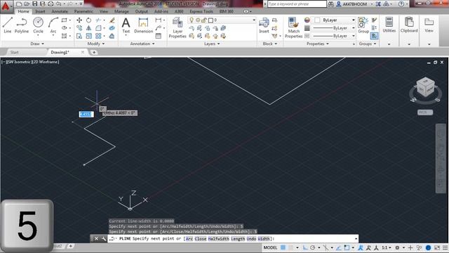 3D POLYLINE and some miscellaneous (donut, cloud etc.,) commands in AutoCAD etc., PART-2 смотреть онлайн