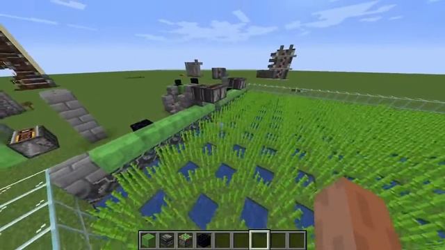 Auto sugar cane farm + bonus rail duplicator & iron farm! | Mortal Minecraft Builds #1 смотреть онлайн