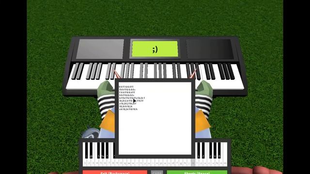 How to play Roblox piano! [ Sing me to sleep: Alan Walker ] смотреть онлайн