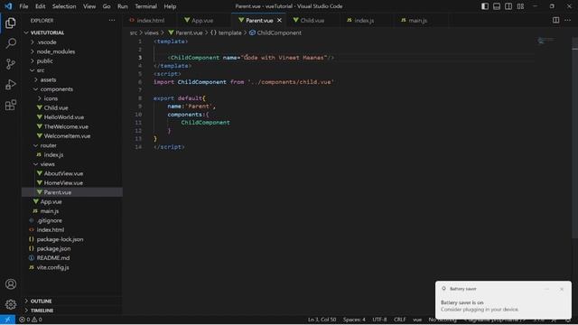 Part-5 | step by step learn vue js 3 from beginner to advance in hindi | Data Rendering смотреть онлайн