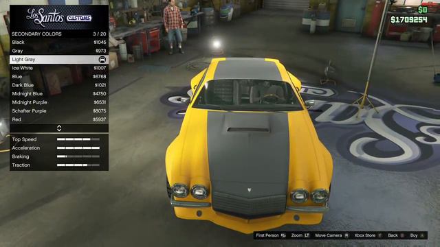 GTAV™ ● 1975 Camaro ?? ● (Bumblebee Car Customization)?? смотреть онлайн
