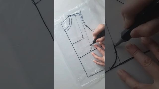 Шьём манишку (фартук), строю выкройку смотреть онлайн