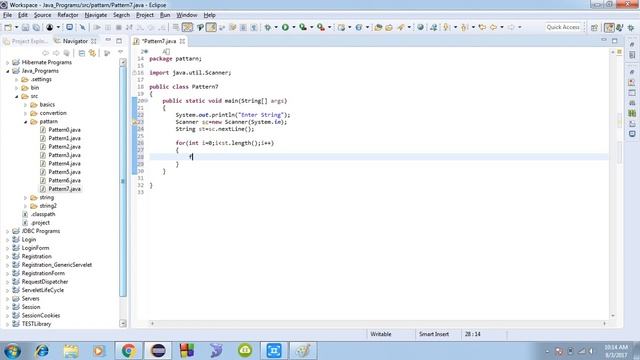 Java Pattern Program 07 смотреть онлайн