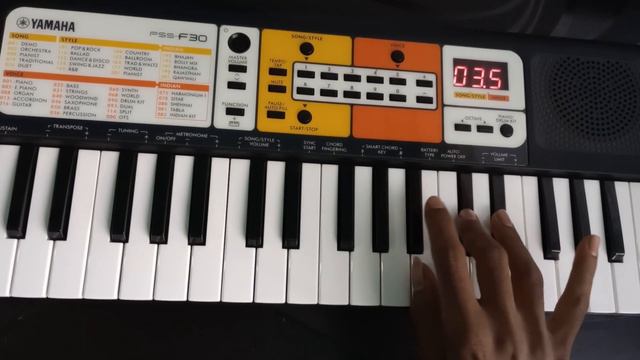 Tere Naam Humne Kiya Hai || Piano Cover || Yamaha Pss f30 смотреть онлайн