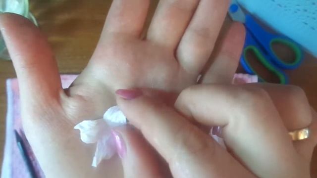 МК нежные цветы из акварельной бумаги/// Скрапбукинг смотреть онлайн