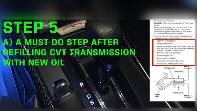 2014 Honda Accord Automatic CVT Transmission Oil Change Step By Step and OIL LEVEL CHECK HOW TO смотреть онлайн