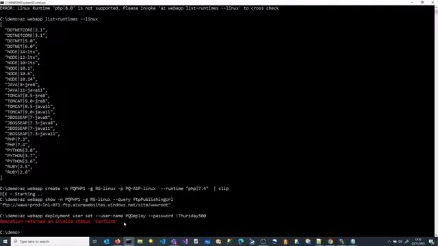 Creating Azure Web Apps and all the other stuff you need using the Azure CLI смотреть онлайн
