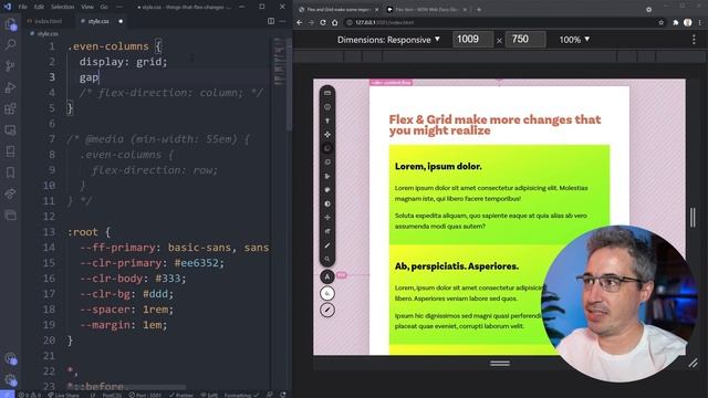 Two flexbox & grid behaviors most people don't know about смотреть онлайн