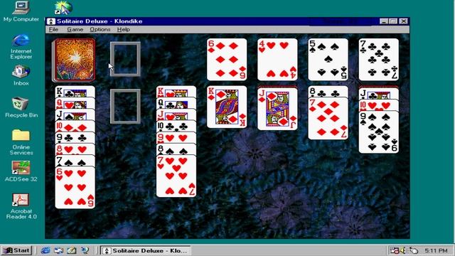 Solitaire Deluxe (Publishing International, 1996) смотреть онлайн