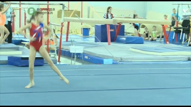 Первенство города по спортивной гимнастике на призы Деда Мороза состоялось в Вологде смотреть онлайн
