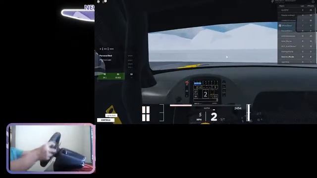 Project Trackday Roblox (STEERING WHEEL MODE) смотреть онлайн