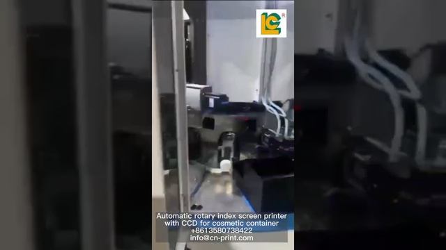 Rotary index CNC automatic screen printer for cosmetic container jar/LC printing machine смотреть онлайн