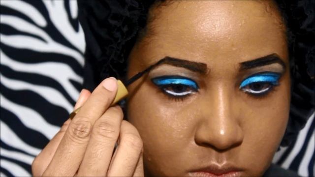 Pop art Roy Lichtenstein Inspired comic book makeup tutorial смотреть онлайн