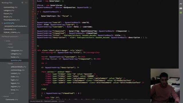 PHP Web Framework Day 14 - Forum System Part 6 смотреть онлайн