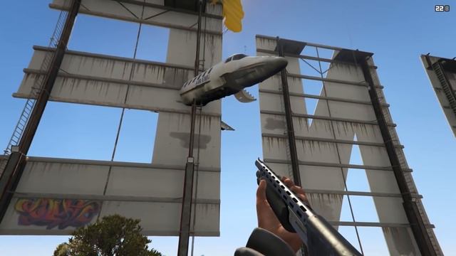 GTA 5 Моды: Карта - КРУШЕНИЕ САМОЛЕТА В ГОЛЛИВУДЕ