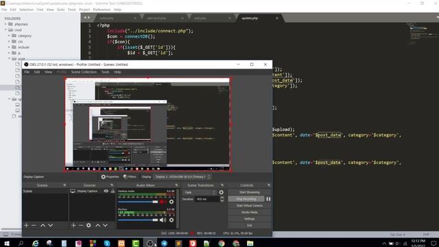 php crud project insert update delete data using php mysql database || part 7 смотреть онлайн