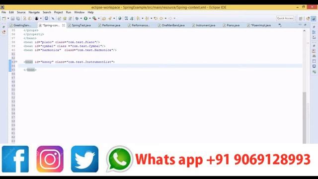 Spring AutoWiring смотреть онлайн