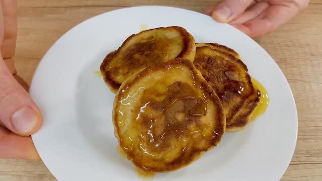 Оладьи из бананов смотреть онлайн