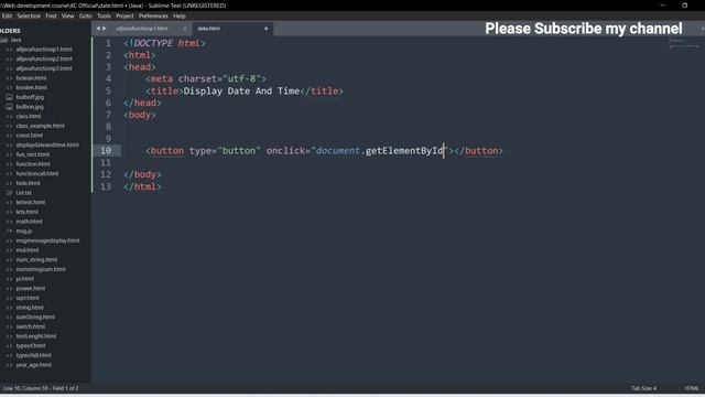 How to Display Date And Time Using Button | JavaScript | Web Development | KC Official смотреть онлайн