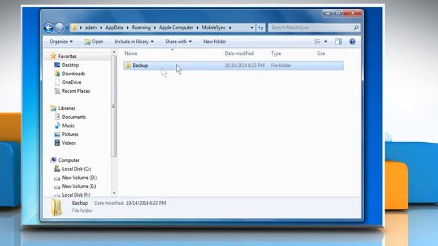 How to change iTunes® backup folder location on a Windows® 7 PC смотреть онлайн