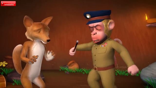 Super Police Bandar Mama - जानवर हो रहे बीमार | Hindi Rhymes & Kids Shows | Infobells смотреть онлайн