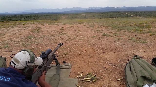 Shooting a Sniper Gear 3D Target with a Truvelo CMS 12.7x99mm (.50Cal.) Rifle at 100m смотреть онлайн